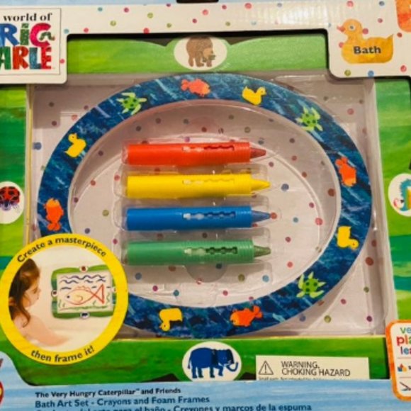 The Very Hungry Caterpillar Create & Frame Bath Set NEW! - Picture 2 of 5